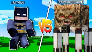 BATMAN VS DOOM MASTERMIND | Minecraft SUPERHERO BATTLES | BATMAN VS DOOM MOD