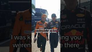 Lando & Max After Qualifying #f1 #formula1 #maxverstappen #racing #viral #shorts