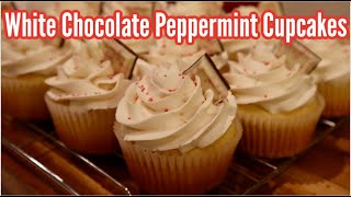 How to Make White Chocolate Peppermint Cupcakes