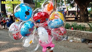 Ada Kucing Meong Meong- Balonku Ada 5🧡Balon Karakter 🧡Lagu Anak Viral 🧡Radit Family