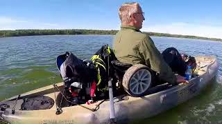 On Winagami Lake in the Hobie Outback