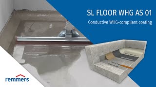 Conductive WHG-compliant coating - Remmers SL FLOOR WHG AS 01