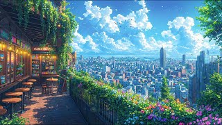 Lonely Cafe Shop ☕ Quiet and Peaceful 🍀 SUMMER DAY 🌻  Lo-fi Hiphop Mix to Relax / Chill / Study 🎧