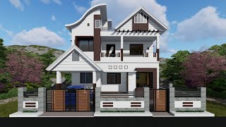 35X50 Feet || Duplex House Design || 1750 Sqft Modern House Design || 10X15 Meter ||