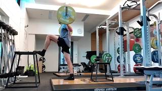 Runners Elevated Split Squat (Heavy, fast)