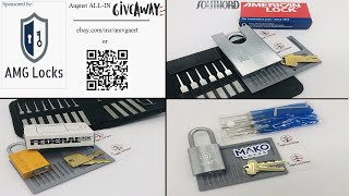 AMG Locks teams up with LegalLockPicker for Largest giveaway to date!