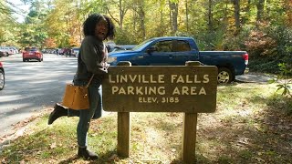 Fall Vlog:Exploring Linville Falls, NC | Easy Waterfall Hike