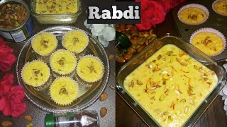 Easy Rabri Recipe with Ricotta Cheese and Condensed Milk || Instant saffron Rabdi || Diwali special