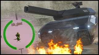 Destroying 2 Angry Wannabe Tryhards With A Khanjali Tank in GTA Online