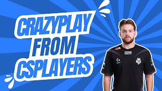 Crazy play from PRO CS:GO players