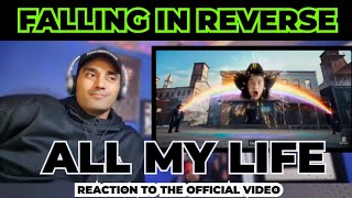 Falling In Reverse - "All My Life (feat. Jelly Roll)" - First Time Reaction !