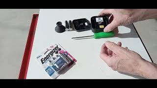 Security BLINK Camera. How to replace the Batteries in a BLINK Camera. Energrizer Lithium AA.