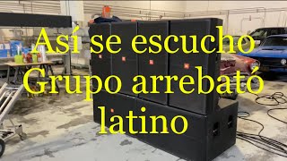 Que bien toca este grupo asi se escucharon sus 🔊 JBL