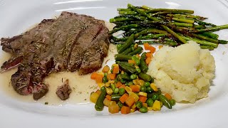 HAPPY THANKSGIVING DAY CANADA 2022 || BEEF STEAK  & SAUTEED ASPARAGUS RECIPE