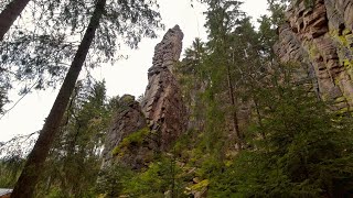 Wildromantisches Steinbachtal im Erzgebirge