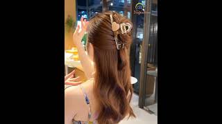 Tie hair beautiful ways #hairtie #youtubeshort #shortvideoviralkaisekare