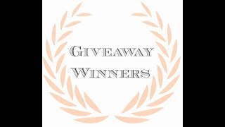 500 Subscriber's Giveaway Winners!