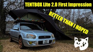 Tentbox Lite 2.0 First Test