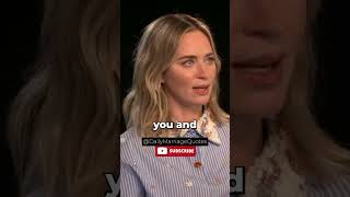 How Emily Blunt met Matt Damon! 😂😂