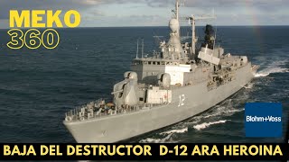 🇦🇷 Argentina pierde 1 Destructor MEKO-360, La baja del ARA Heroina D-12