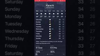 4k karachi weather