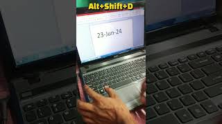 Enter Date And Time In Ms Word #mswordforbeginners #tricks #shortcutkeysofmsword