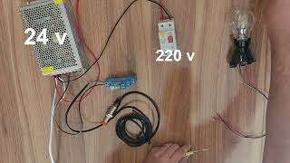 How to wire the 24V induction sensor