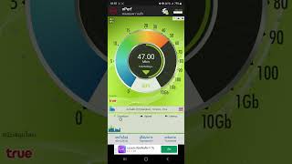 TRUEMOVE-H 4G LTE Advanced (LTE-A) 2CA Speedtest on 2500 MHz Via Samsung S23 Ultra