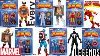 Every Marvel Legends Vintage Card Secret Wars 40th Anniversary Comparison List