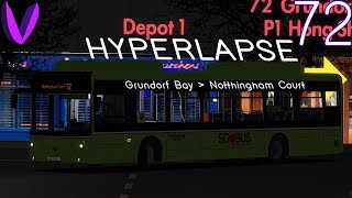 (Hyperlapse) | OMSI 2 | GAS | "Yutong E12" | GreatGrundorf 2 |  Service 72 #Hyperlapse