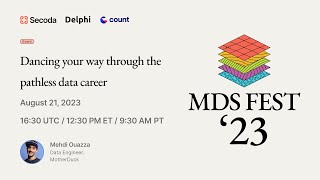 Dancing your way through the pathless data career ft. Mehdi Ouazza | @mehdio