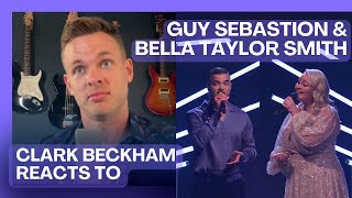 Clark Beckham Reacts to Guy Sebastian & Bella Taylor Smith singing The Prayer on The Voice Australia