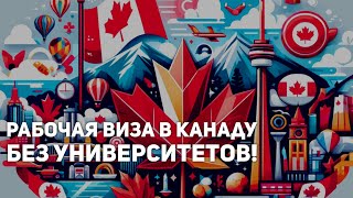 Рабочая виза в Канаду без университетских дипломов!