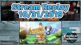 Stream Replay | Luigi's Mansion and Pumpkin Carving