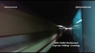 12030 Amritsar New Delhi Shatabdi Express xing 14011 Delhi Hoshiarpur express near Panipat  #shorts