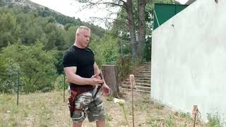 Gun spinning. Отработка элементов с револьвером.