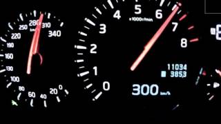 Supercharged Nissan GTR  TOP Acceleration 0-313 km/h