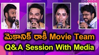 Mechanic Rocky Movie Team Q&A Session With Media | #vishwaksen #meenkashiichaudary @NSTVlive