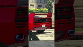 Grotti Turismo Classic aka Ferrari F40 x "Cleared slowed" [edit] ✨✨ #shorts