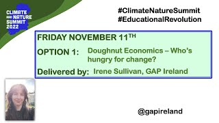 9. Doughnut Economics - Who's hungry for change?