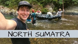 Crazy Jungle River Tubing in North Sumatra