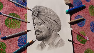 drawing @SidhuMooseWalaOfficial || Timelaps video || @SouravjoshiArts