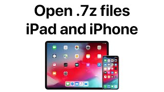 How to open .7z files on iPhone and iPad using Files (no external apps!)