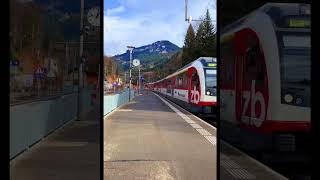 Beautiful Swiss Trains 🚆 #shorts #shortvideo #trains