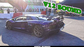 Gtmeisters Lamborghini SVJ V12 Dragrace || BEST V12 SOUND ON THE PLANET