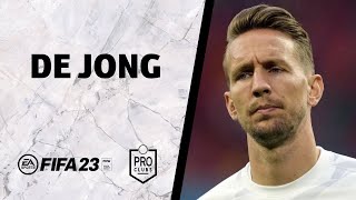 ⚽ FIFA 23 | Cómo hacer a DE JONG en CLUBES PRO ✅