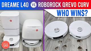 Dreame L40 Ultra vs Roborock Qrevo Curv Robot Vacuum & Mop COMPARISON  BEST Winner?