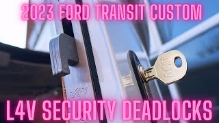 2023 Ford Transit Custom Van Locks Install - Interesting AVA Cylinder change - Yale PBS1