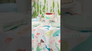 Elegant and Fun Mermaid Tablecloth for Parties 🐠🌊