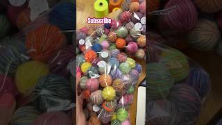 Large lot of mini yarn balls ready to ship - TwiceBakedYarns on Etsy